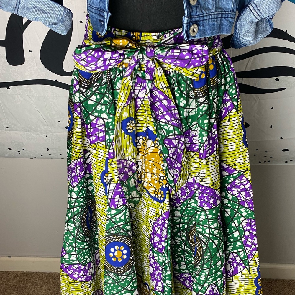 Beautiful African Printed Maxi Dress View 5
